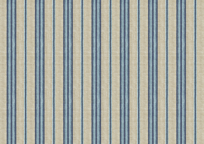 Santorini Stripe, Ocean - Roman Blind - Image 7
